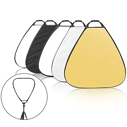 Selens 5-in-1 39.4 Inch Triangle Reflector with Handle for Photography Photo Studio Lighting & Outdoor Lighting Selens 5-in-1 39.4 Inch Triangle Reflector with Handle for Photography Photo Studio Lighting & Outdoor Lighting
