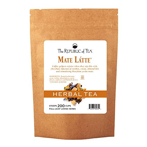 The Republic of Tea Mate Latte Full Leaf Tea  1 Pound   200 Cups