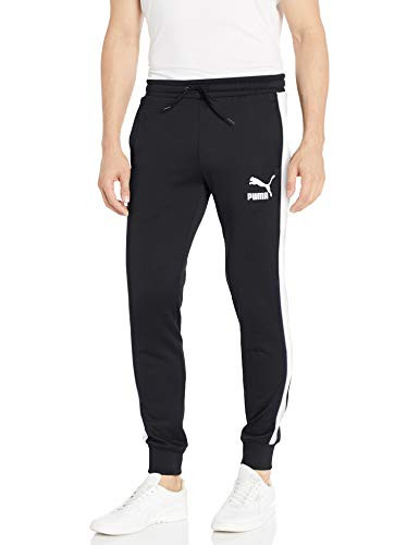PUMA Men s Iconic T7 Track Pant Cuff  Black  L