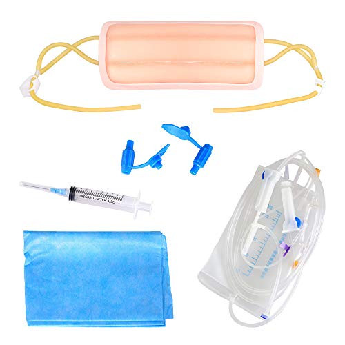 Wearable IV Practice Trainer Kit   Phlebotomy and Venipuncture Practice Arm   Designed for Training and Perfecting IV   Phlebotomy   Venipuncture Procedures and Techniques