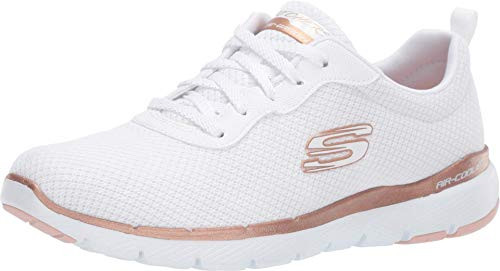 Skechers Flex Appeal 3 0 White Rose Gold 5