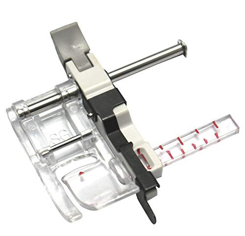 DREAMSTITCH 202293004 Snap On Sliding Guide Presser Foot 9mm Edge Guide Foot for Janome Elna Sewing Machine 202293004 DREAMSTITCH 202293004 Snap On Sliding Guide Presser Foot 9mm Edge Guide Foot for Janome Elna Sewing Machine 202293004