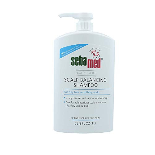 Sebamed Anti Dandruff Shampoo   Scalp Balancing Hair Care for Oily Dandruff Prone Scalp  1 Liter with Pump