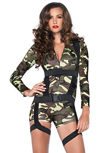 Leg Avenue Women s 2 Piece Goin  Commando Costume  Camo  Small