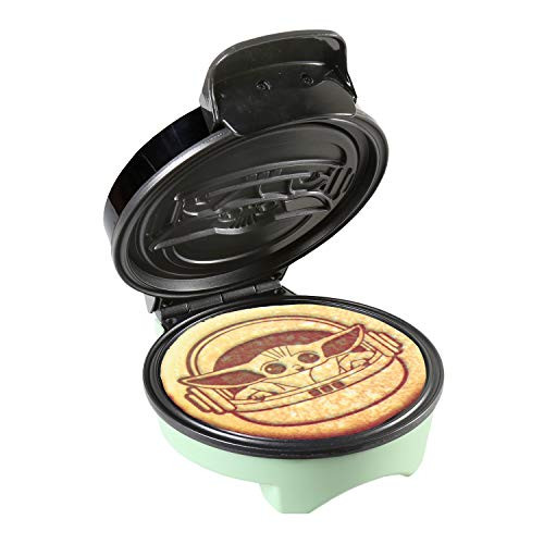 Uncanny Brands Star Wars The Mandalorian The Child Waffle Maker  Baby Yoda Waffles