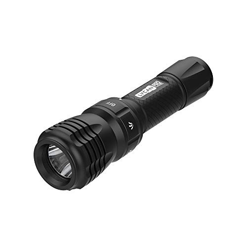 LYCAN Diving Flashlight  Pro 1200 Lumen Waterproof Diving Torch 100M Underwater Scuba Dive Submersible Lights 100M Underwater Light CREE XM L2 LED