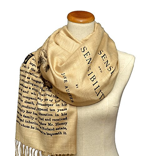 Sense and Sensibility by Jane Austen Shawl Scarf Wrap Sense and Sensibility by Jane Austen Shawl Scarf Wrap