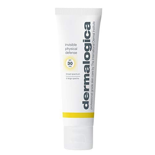 Dermalogica Invisible Physical Defense SPF30  1 7 Fl Oz  Face Sunscreen Moisturizer for Women and Men  Non Greasy