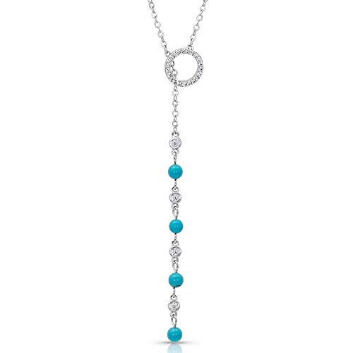Montana Silversmiths Lariat Turquoise Drop Necklace