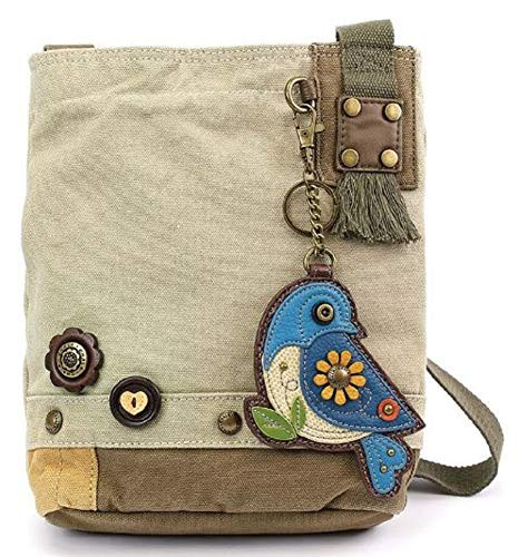 Chala Patch Crossbody Handbag  Blue Bird in Sand