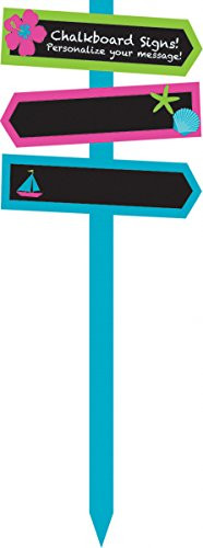 amscan Party Chalkboard Yard Stake  28  x 10   12 Ct