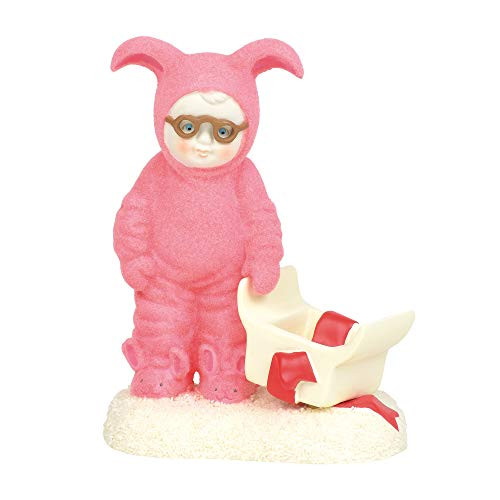Department 56 Snowbabies Guest Collection A Christmas Story Thanks Aunt Clara Figurine 4.5" Multicolor