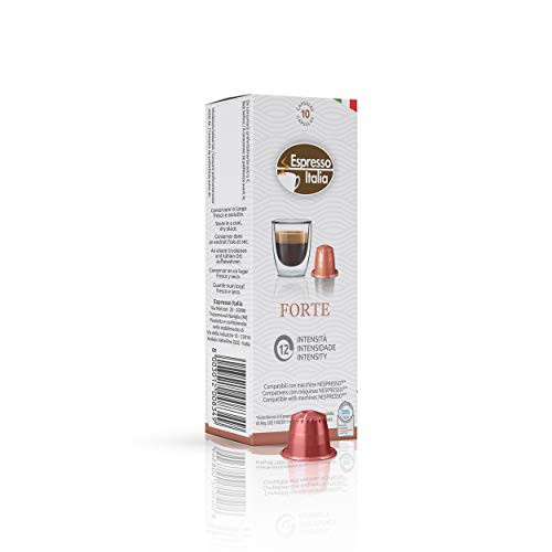 Nespresso Capsules   Espresso Italia Coffee pods for Nespresso Original Line machines 200 count certified compatible with genuine Nespresso Original  FORTE blend  Strong intensity