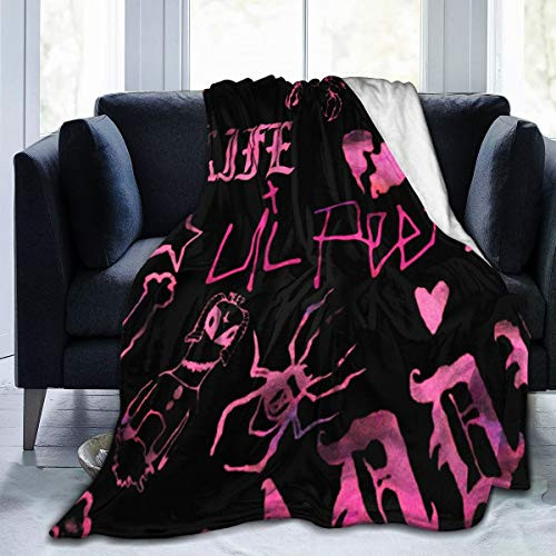 Super Soft Light Weight Throw Blanket Lil Peep Logos Summer Quilt for Bed Couch Sofa 60 X50  Medium for Teen