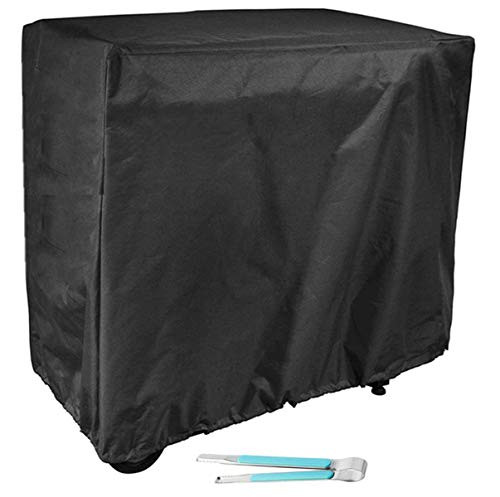 RunTo Heavy Duty Grill Cover Fit Camp Chef FTG600 Flat Top Grill Patio Cover Black