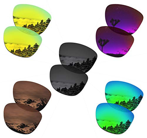 SmartVLT Set of 5 Men s Replacement Lenses for Oakley Frogskins Sunglass Combo Pack S03