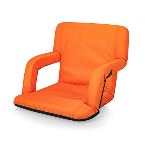 ONIVA   a Picnic Time brand Portable Ventura Reclining Stadium Seat for Bleachers  Orange
