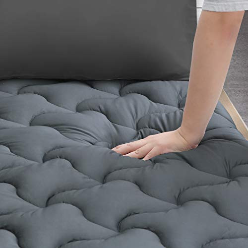 INGALIK Mattress Pad Queen Cotton Mattress Topper Cooling Mattress Pad Cover Pillow Top Grey?8 21Inch Deep Pocket Down Alternative? INGALIK Mattress Pad Queen Cotton Mattress Topper Cooling Mattress Pad Cover Pillow Top Grey?8 21Inch Deep Pocket Down Alternative?