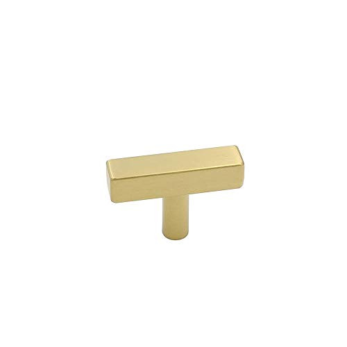 30 Pack goldenwarm Cabinet Knobs Brushed Brass Drawer Pulls   LS1212GD Drawer Knobs Brushed Gold Dresser Knobs Kitchen Cabinet Hardware with Screws
