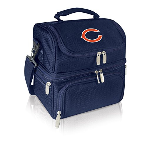 PICNIC TIME NFL Chicago Bears Pranzo Insulated Lunch Tote with Service for One Navy PICNIC TIME NFL Chicago Bears Pranzo Insulated Lunch Tote with Service for One Navy
