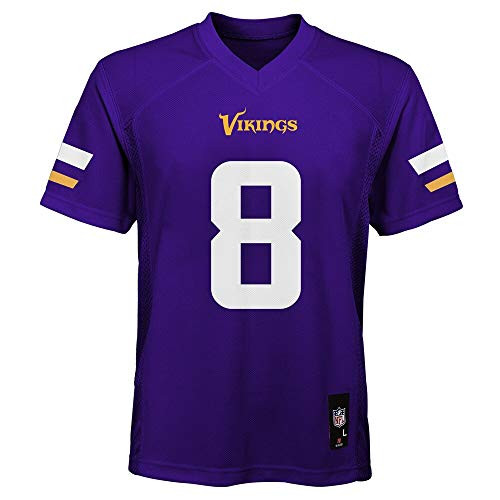 Kirk Cousins Minnesota Vikings NFL Youth 8 20 Purple Home Mid Tier Jersey  Youth Small 8