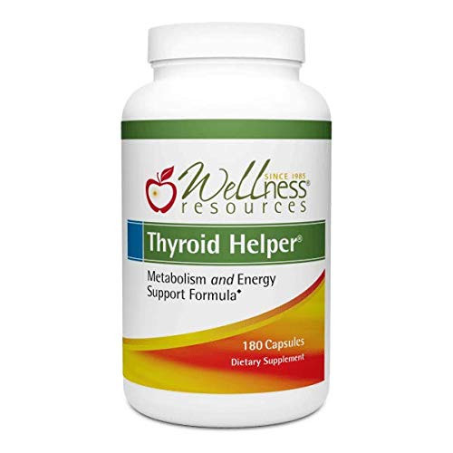 Thyroid Helper   Natural Supplement for Metabolism  Energy  Thyroid Support  180 Capsules
