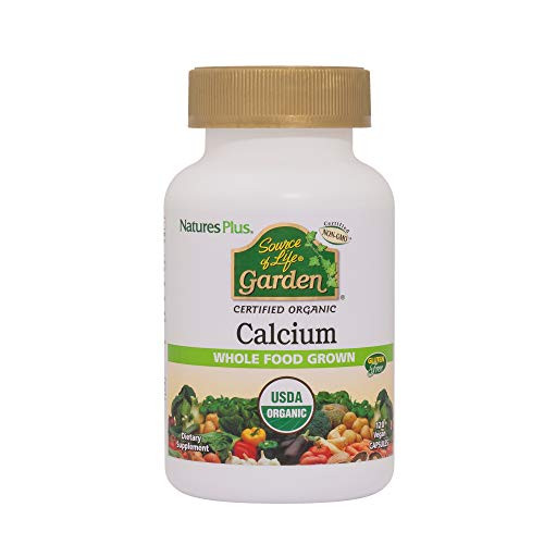 NaturesPlus Source of Life Garden Certified Organic Calcium with AlgaeCal 1000 mg 120 Vegan Capsules Plant Based Bone Health Support Supplement Vegetarian Gluten Free 30 Servings NaturesPlus Source of Life Garden Certified Organic Calcium with AlgaeCal 1000 mg 120 Vegan Capsules Plant Based Bone Health Support Supplement Vegetarian Gluten Free 30 Servings
