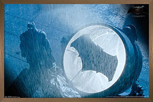 Trends International DC Comics Movie   Batman v Superman   Signal Wall Poster  22 375  x 34   Bronze Framed Version