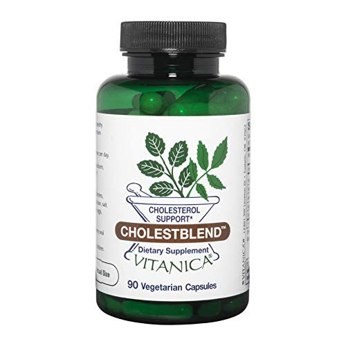 Vitanica Cholestblend  Cholesterol Support  Vegan Vegetarian  90 Capsules