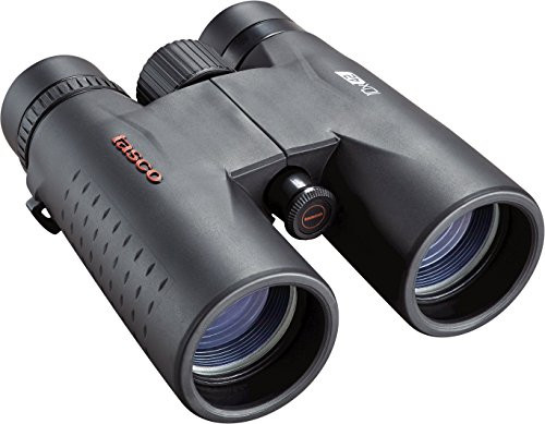TASCO ES10X42 Essentials Binoculars  10x42mm  Roof Prism Mc  Black