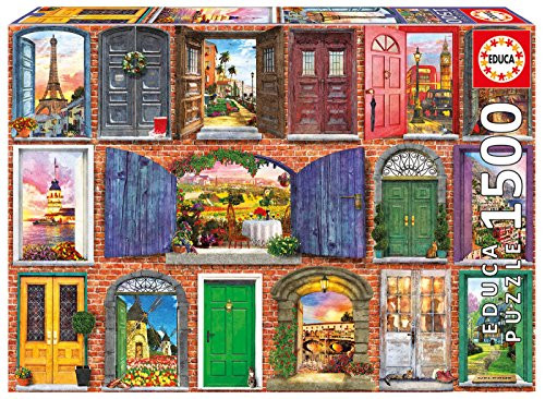 Educa Children's 1500 Doors of Europe Puzzle