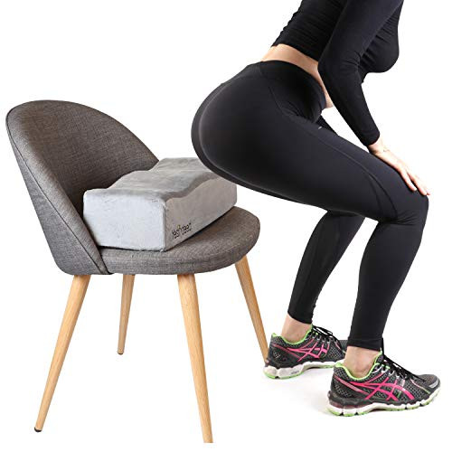 Brazilian Butt Lift Pillow  Dr  Approved for Post Surgery Recovery Seat  BBL Foam Pillow   Cover Bag Firm Support Cushion Butt Support Technology   Grey