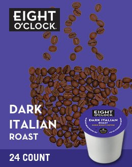 Eight O Clock Coffee Dark Italian Roast K Cups