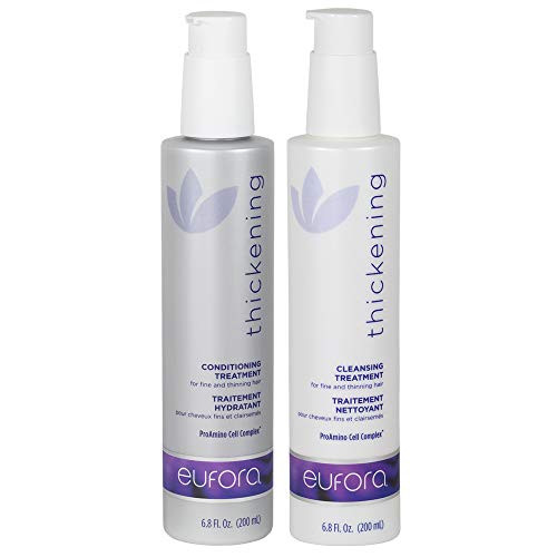 Eufora Thickening Conditioning Treatment 6 8 Oz   Eufora Thickening Cleansing Treatment 6 8 Oz With Beautify Comb