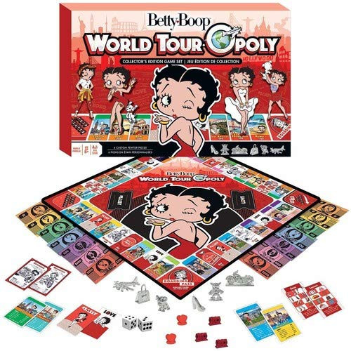 MasterPieces Betty Boop World Tour-Opoly Board Game