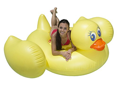 Poolmaster Jumbo Swimming Pool Float Rider Duck Poolmaster Jumbo Swimming Pool Float Rider Duck