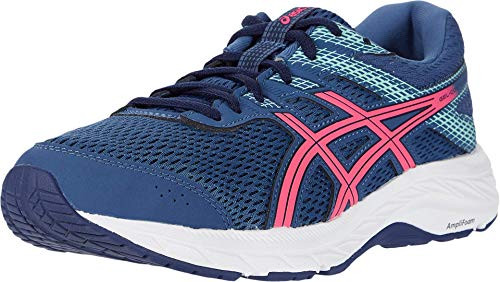 ASICS Women s Gel Contend 6  D  Running Shoes  8W  Grand Shark Pink GLO