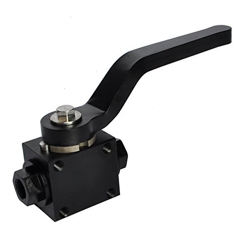 AC PERFORMANCE 1 8 Black Billet Aluminium Brake Line Lock Shut Off Valve 1 8 NPT Fuel Flow Control Cut Off Valve