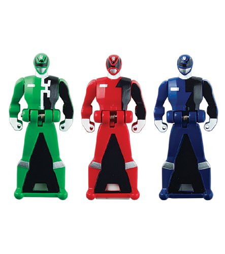 Power Rangers Super Megaforce   SPD Legendary Ranger Key Pack  Red Blue Green