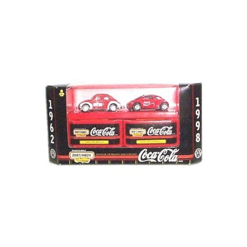 Matchbox Collectibles - Coca Cola Brand Series - Volkswagen (VW) 2car Set - Target exclusive - 1962 VW Beetle/1998 Coke VW Concept 1