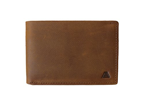 Andar Leather Slim Bifold Wallet   The Ambassador  Saddle Brown