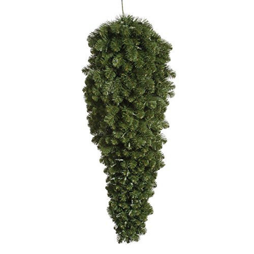Vickerman 36" Pre-Lit Grand Teton Artificial Christmas Teardrop Swag-Warm Clear LED Lights