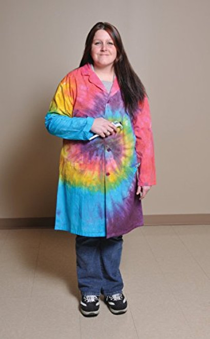 United Scientific LBCTLG Tie Dye Lab Coats Large United Scientific LBCTLG Tie Dye Lab Coats Large