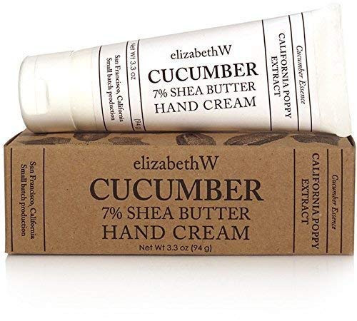 elizabethW Cucumber Hand Cream 3 3 ounces elizabethW Cucumber Hand Cream 3 3 ounces