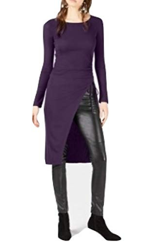 Bar III Ruched Tunic Purple Dynasty Size X Large