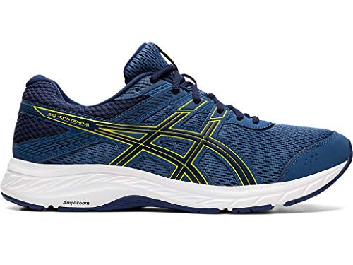 ASICS Men s Gel Contend 6 Running Shoes  12M  Grand Shark Vibrant Yellow