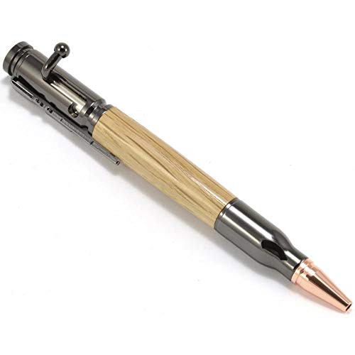 Whiskey Barrel Wood Bolt Action Ballpoint Pen  Jim Beam Whiskey Barrel  Pen Only