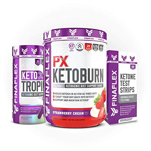 Keto Starter Kit  7 Day System  Get Into Ketosis and Start Burning Fat in 3 Days  Strips  BHB  Everything You Need to Lose Weight  Strawberry