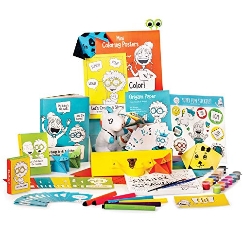 Open The Joy Feel Better Gift   Get Well Soon Kit for Kids Age 4    Feel Better Soon Box   Get Well Soon Gifts for After Surgery or Hospital   Get Well Kids Gift    A Box  Medium