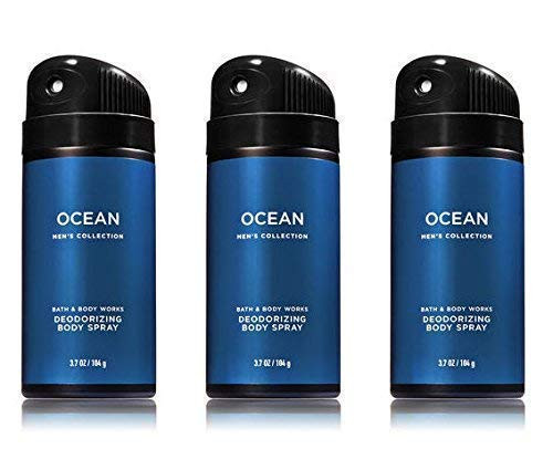 Bath and Body Works Ocean Men s Deodorizing Body Spray  3 7 Oz  3 Pack